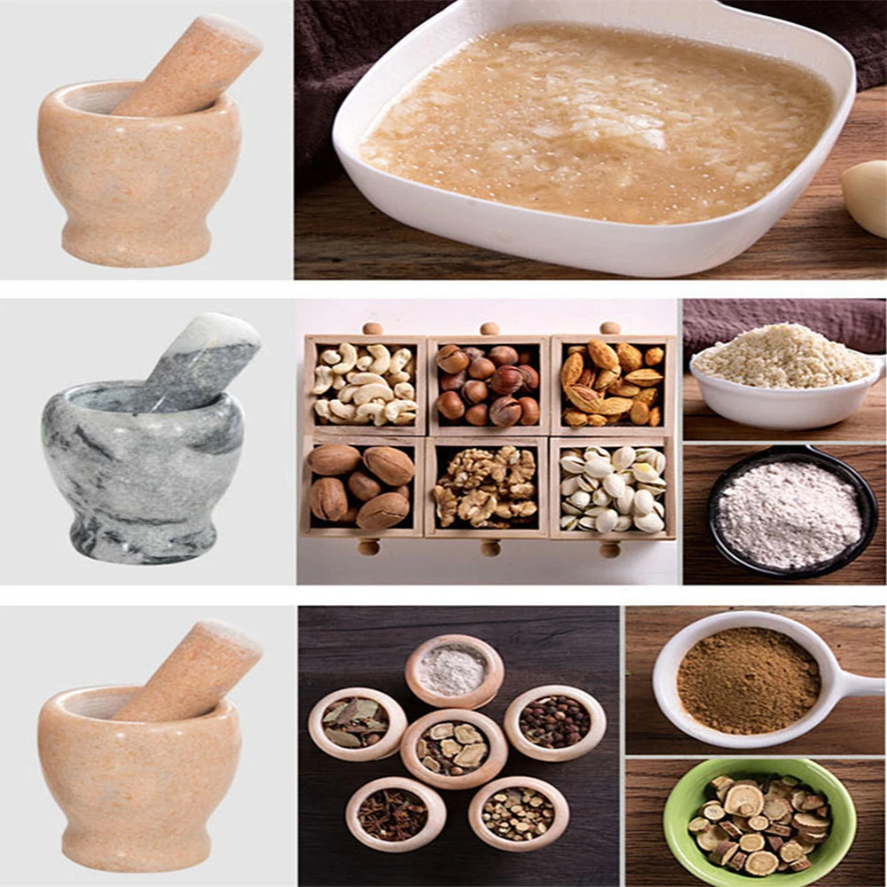 Набор для измельчения и смешивания специй паст песточек натуральная маленькая