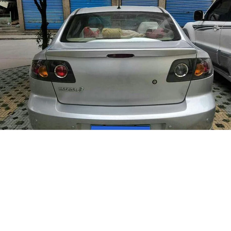 Спойлер для Mazda 3 2005 2013 высококачественный материал ABS заднее крыло автомобиля