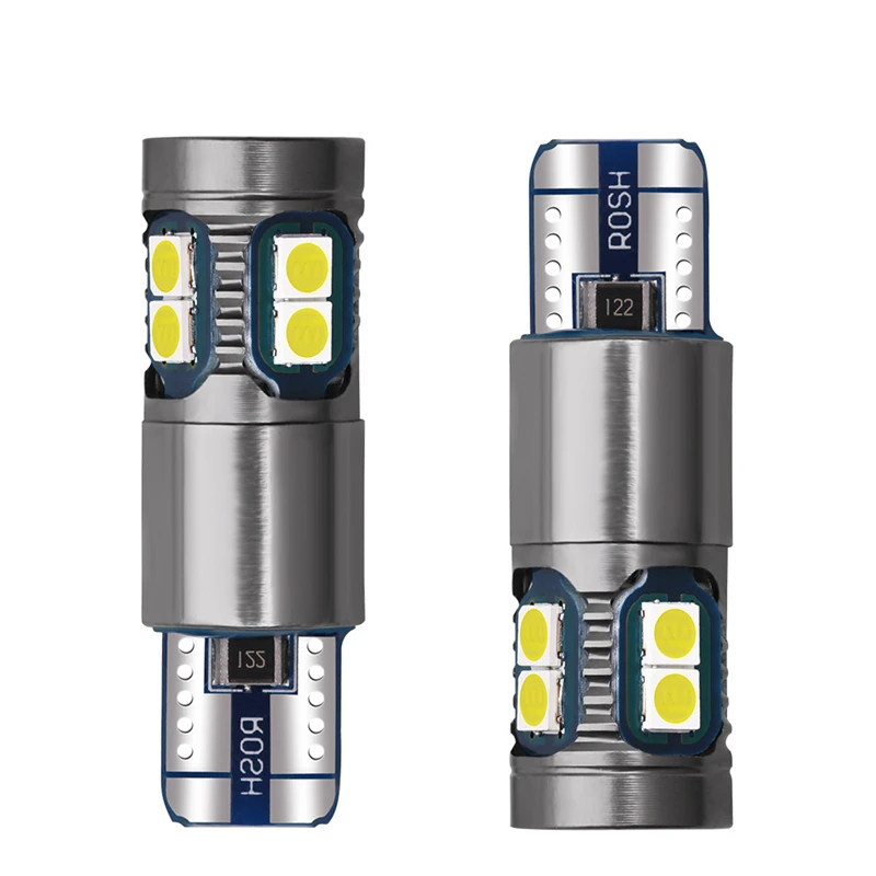 1 шт. T10 светодиодный Canbus W5W 168 194 просвет парковка дневные огни 3030 9SMD 12V 24V