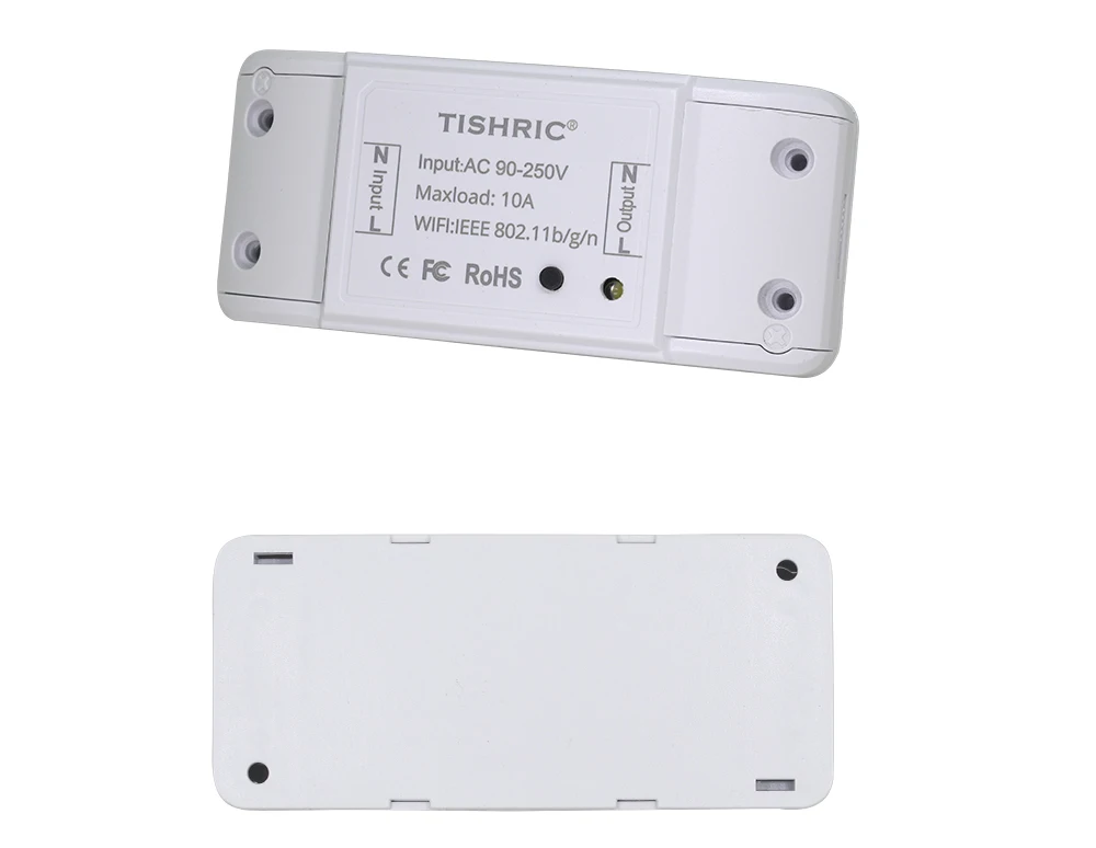TISHRIC Basic умный переключатель Wifi выключатель света прерыватель wifi 220 В Alexa совместимый Google Home интеллектуальные модули домашней автоматизации