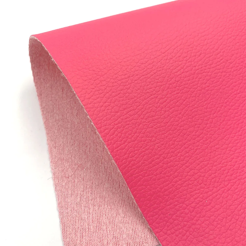 A4 Litchi PU Leatherette Faux Leather Fabric Synthetic For Sewing Bow Bag Brooches Sofa Car DIY Hademade Material 20X30CM Sheets images - 6