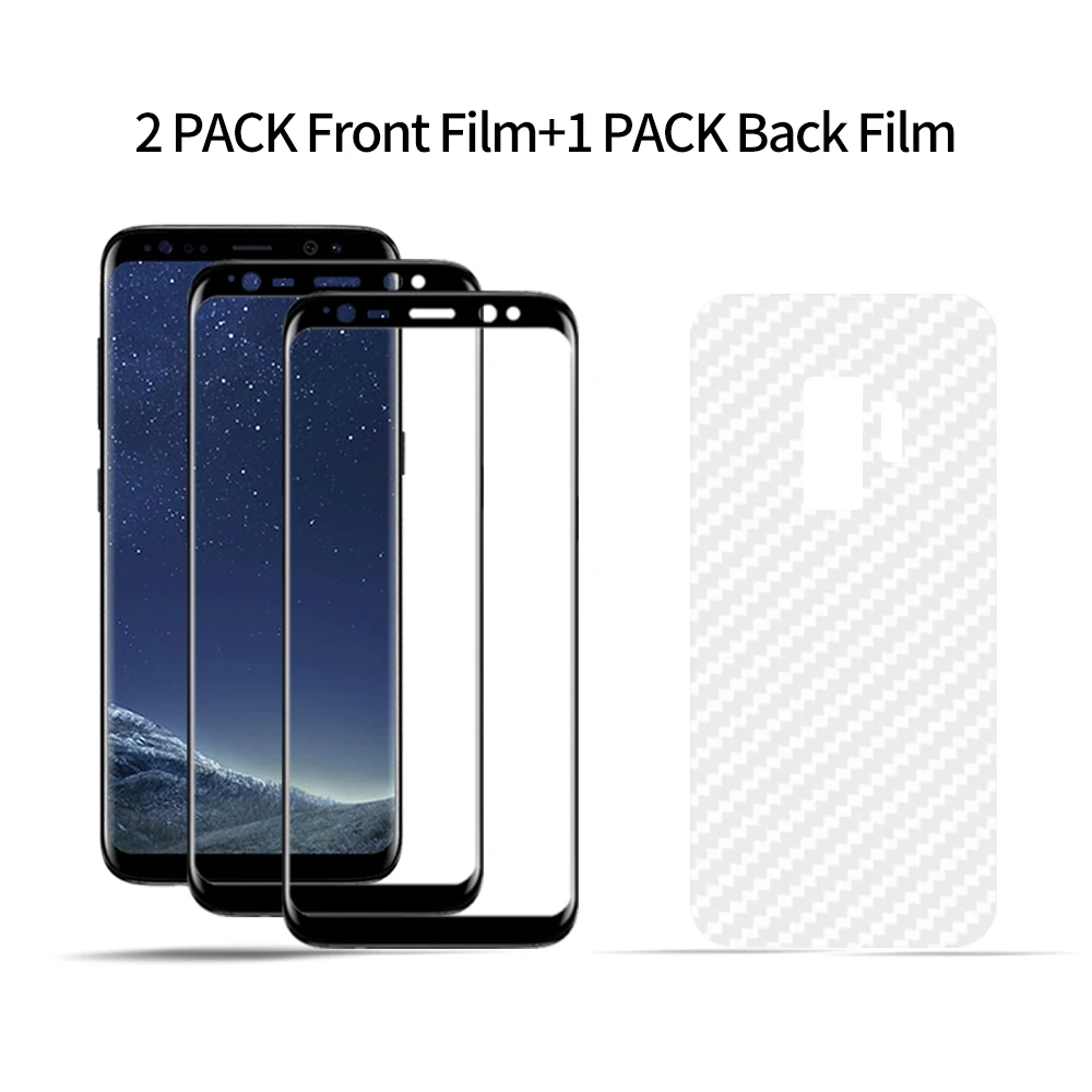 2 шт./лот 3D изогнутая мягкая защитная пленка для экрана Samsung Galaxy S9 + полная передней