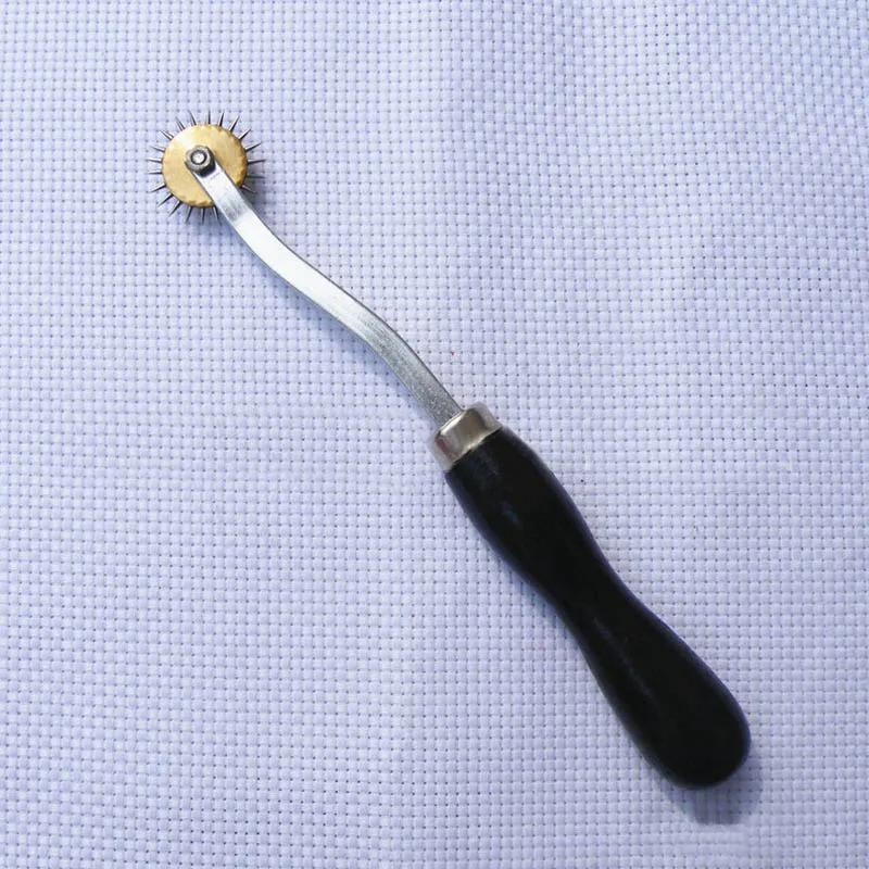 

1 Pcs Leather Tool Cross Stitch Gearwheel Professional Sewing Craft Paper Coth Scribing Wheel Stainless Steel