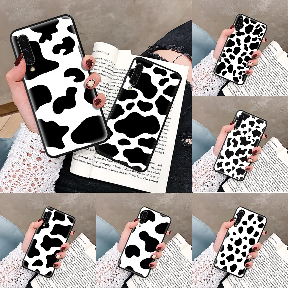 Чехол для телефона Samsung Galaxy силиконовый чехол с рисунком коровы черный | Бамперы -1005002319535913