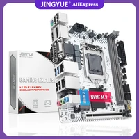 jingyue h97 motherboard lga1150 support i3 i5 i7 cpu xeon e3 processor ddr3 ram memory wifi m 2 nvme mini itx zb jy h97i gaming