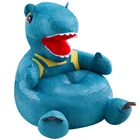 Детское кресло-пуф из пп и хлопка, с мультяшными животными