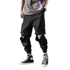 Брюки-карго мужские в стиле хип-хоп, уличная одежда, съемные короткие штаны, джоггеры, брюки-карго, большие размеры