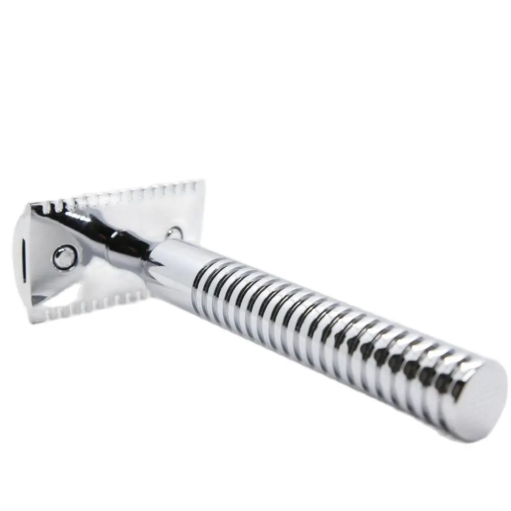 Yaqi хромированная латунная бритва с тяжелой ручкой для влажного бритья|shaving razor|wet