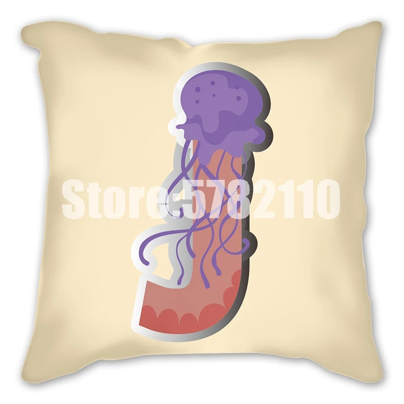 Наволочки с надписью на английском языке подушка принтом жираф лошадь хамелеон