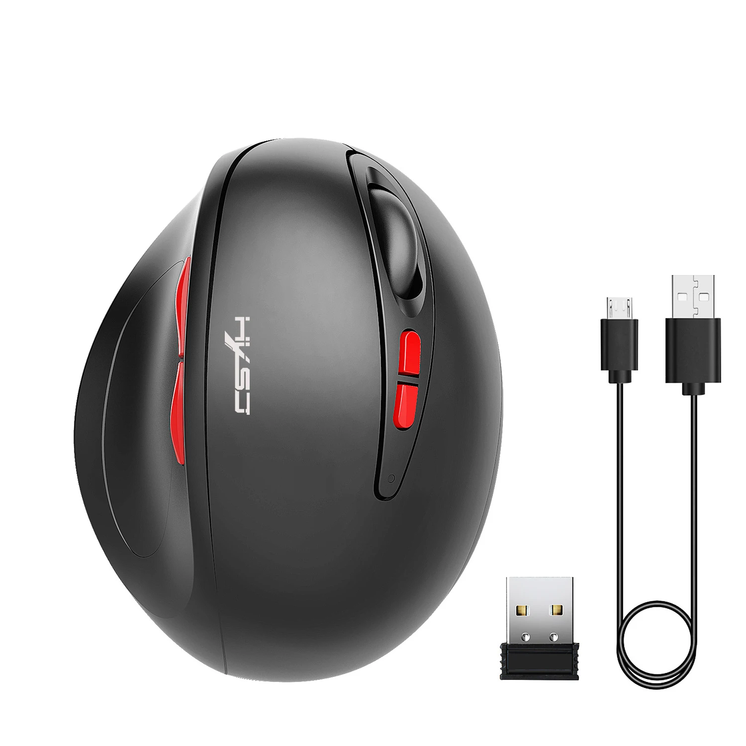 

Gaming Mouse Wireless Bluetooth Mouse Mute Ergonomic Mouse for Computer Laptop 2.4G Rechargeable Vertical Mice IOS Android