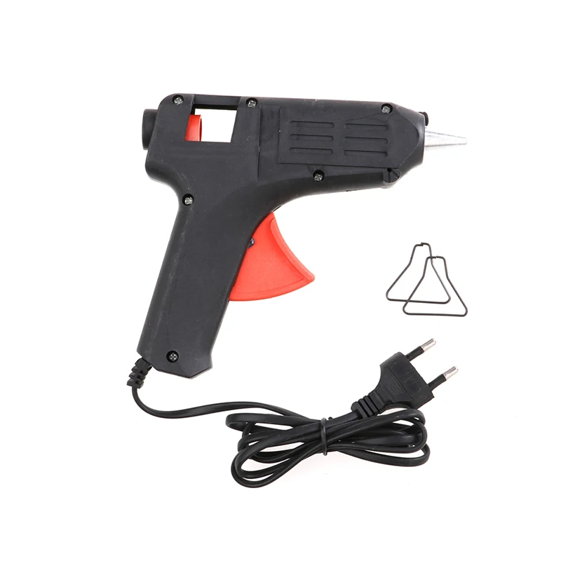 

1pc 40W Hot Melt Glue Gun Heater Trigger Electric Heating Repair Tool EU Plug Applicable Glue Stick Diameter: 11 Mm Wholesale