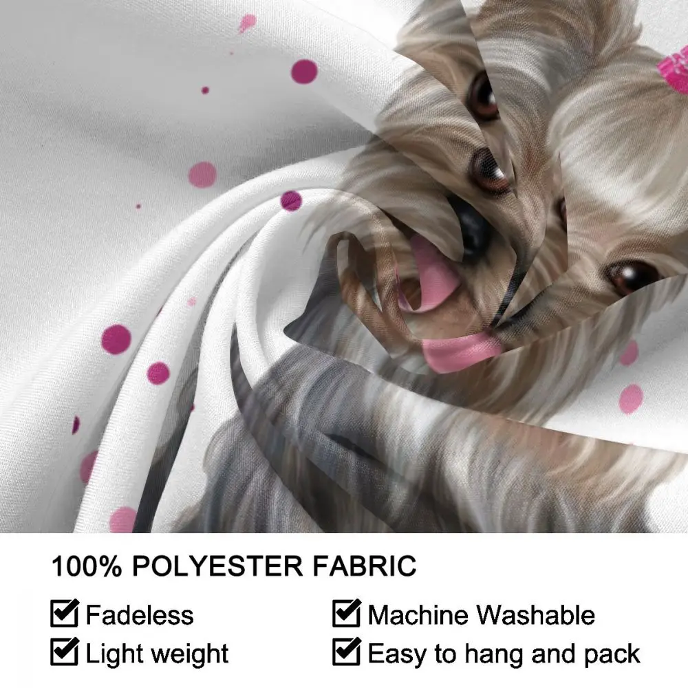 

Cute Yorkie Yorkshire Terrier Tapestry Blanket Curtain Dog Animal Puppy Wall Cloth Polyester Home Decoration Unique
