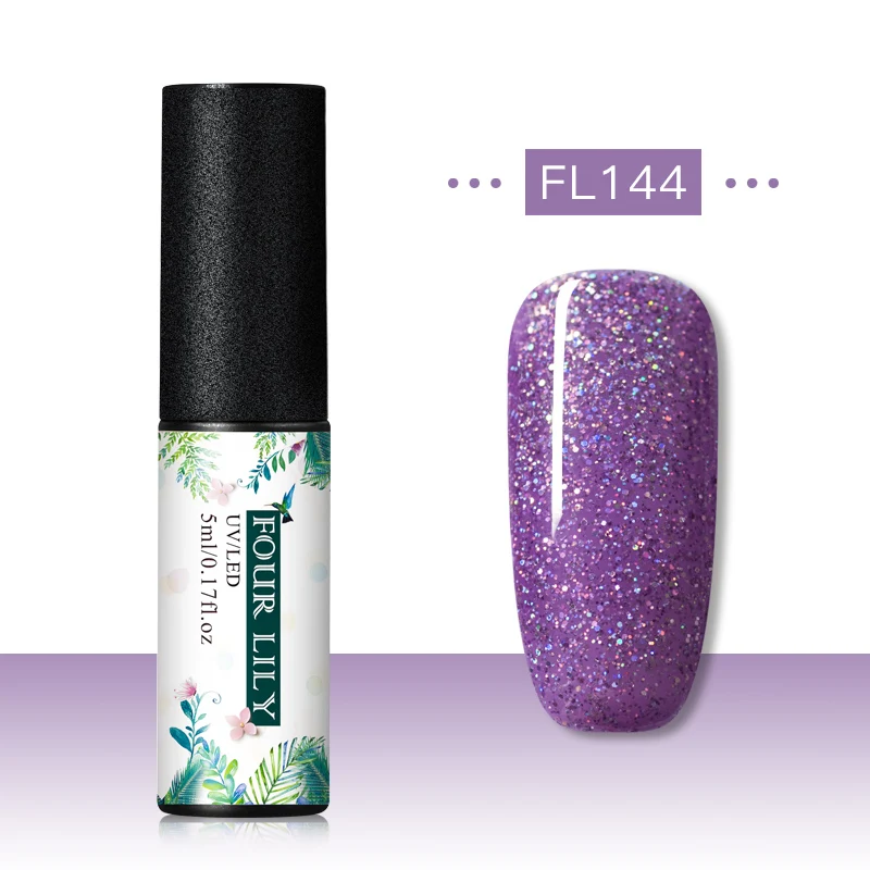CS06915 Четыре лилии Гель-лак набор УФ Vernis Полупостоянный праймер верхнее покрытие 5 мл цветной гель для ногтей лак Nagellak Soak Off лак - Цвет: CS06915