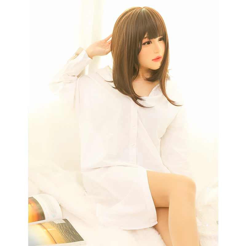 (M10) силиконовая Мягкая Реалистичная Женская полноголовая кигуруми Трансвестит