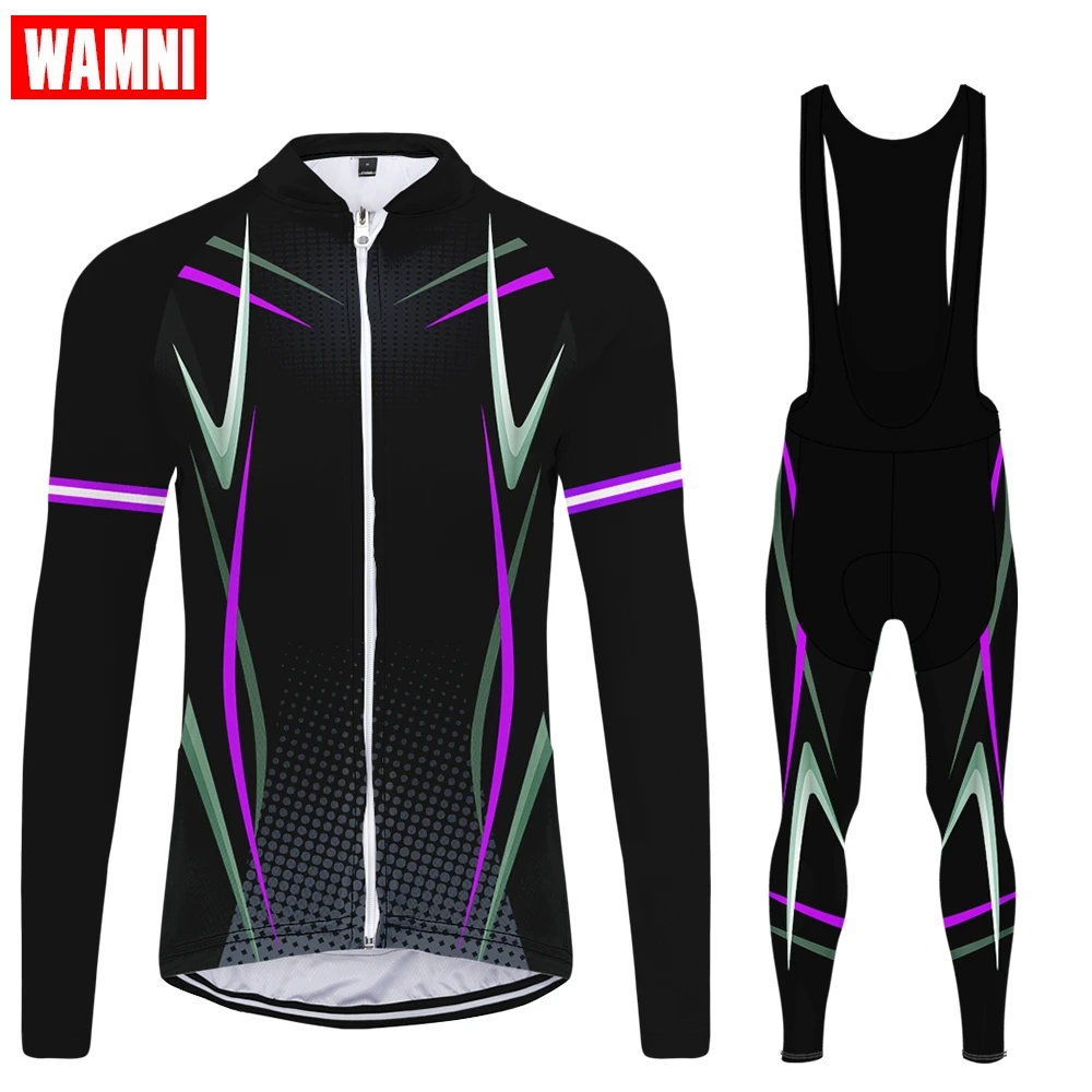 Женский комплект из джерси и брюк WAMNI с длинным рукавом | Спорт развлечения