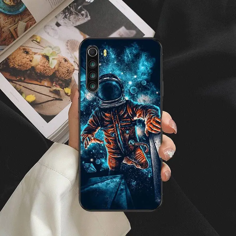 

Cute Cartoon 3d Space Astronaut Phone Case For Huawei P9 P10 P20 P30 P40 Lite 2017 Pro SMART2019 Cover Fundas Coque