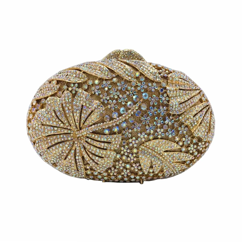 Нигерия выпускает новый клатч с кристаллами для дам роскошная женская вечерняя