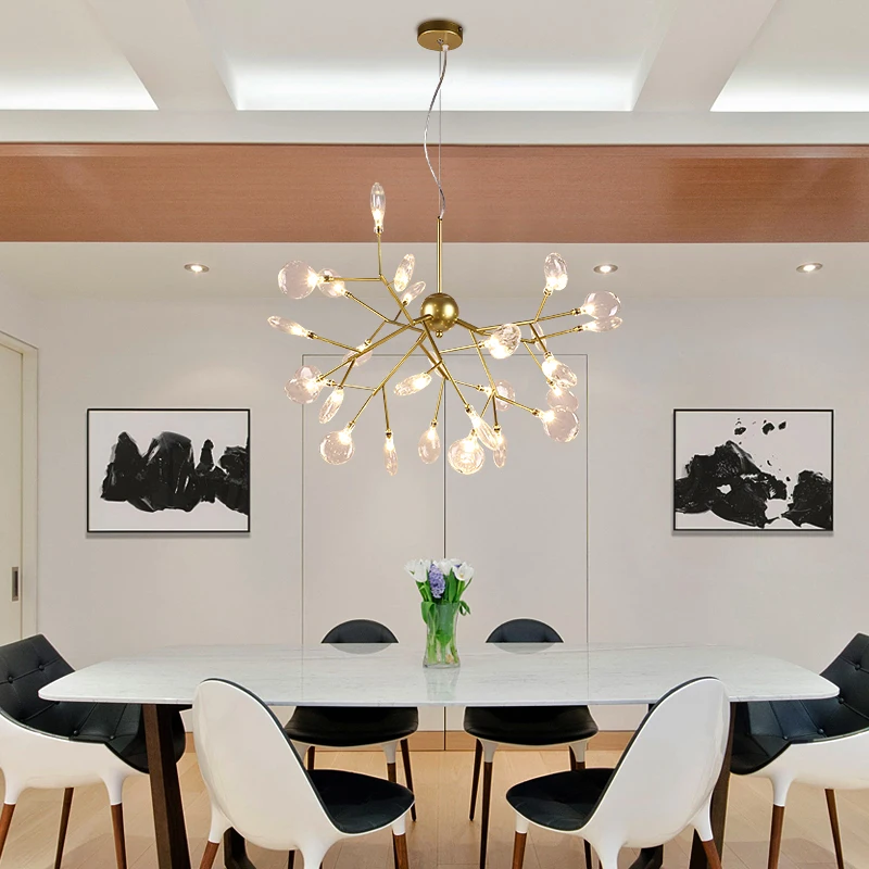 Лампа в итальянском стиле матовая люстра с веточками для дома лампа гостиной