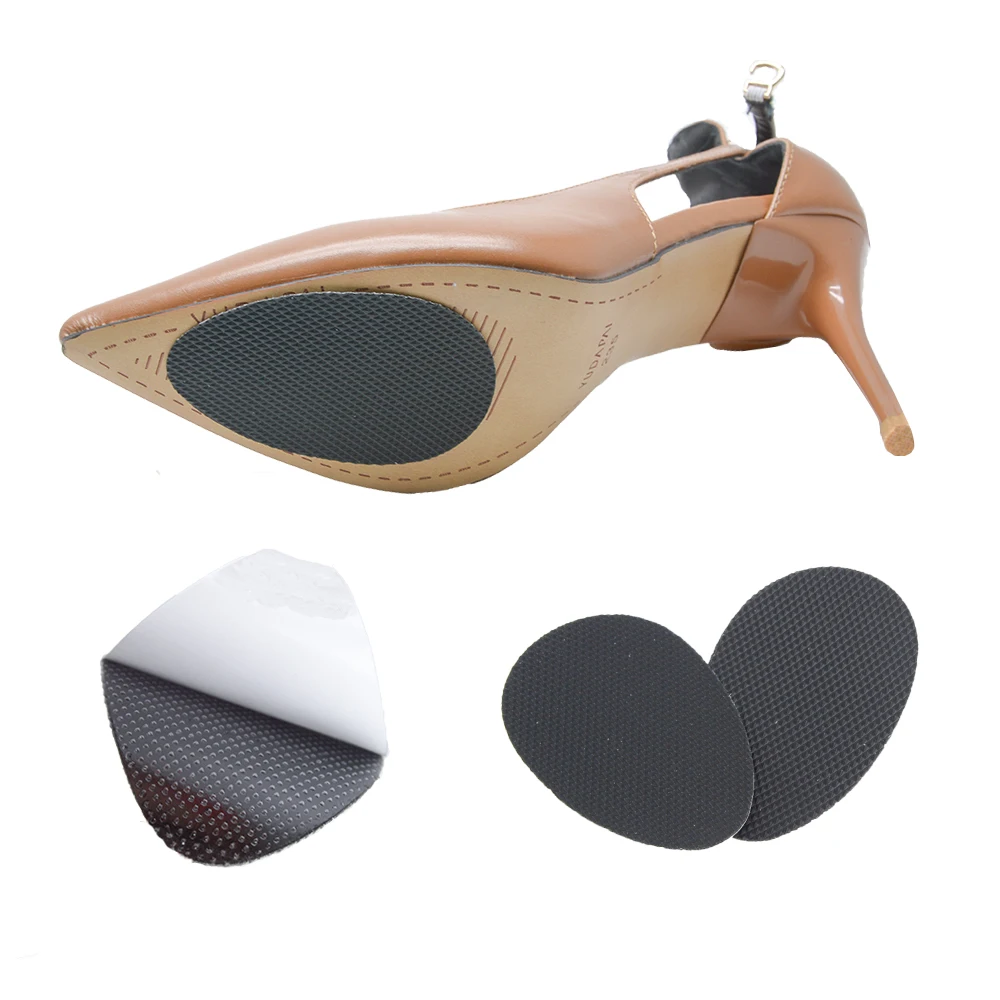 1Pair Anti Slip Pad Ground Grip Under Soles Stick Self-Adhesive Shoes Pads Mats Non-slip Rubber Sole Protectors Foot Care Z01201 | Красота и