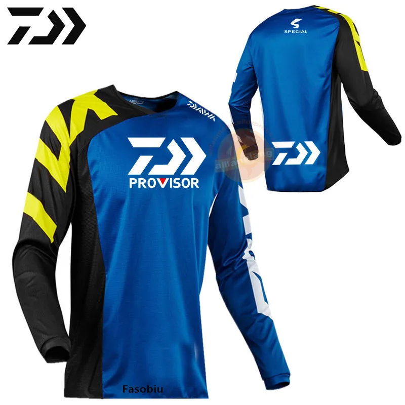 

Summer Sports Outdoor Sunscreen Daiwa Fishing Clothing Breathable Perspiration Anti-mosquito Ultra-thin Hiking Fishing Shirt