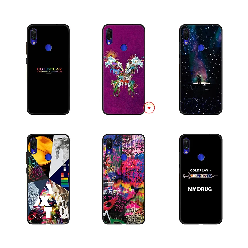 Coldplay Band Soft Silicone Case for Xiaomi Redmi Note 8 7 6 5 Pro 4X 5A Cover |