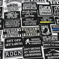 black letter clothing patch ironing patch diy stripe sticker sewing accessories decal embroidery cloth sticker