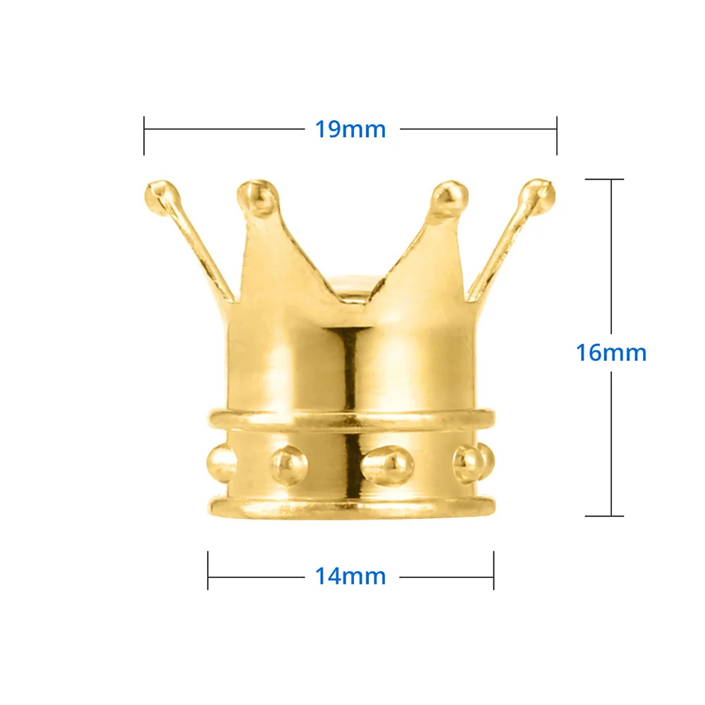 Стиль воздуха в шинах автомобиля шток клапана Кепки Универсальный корона колесо