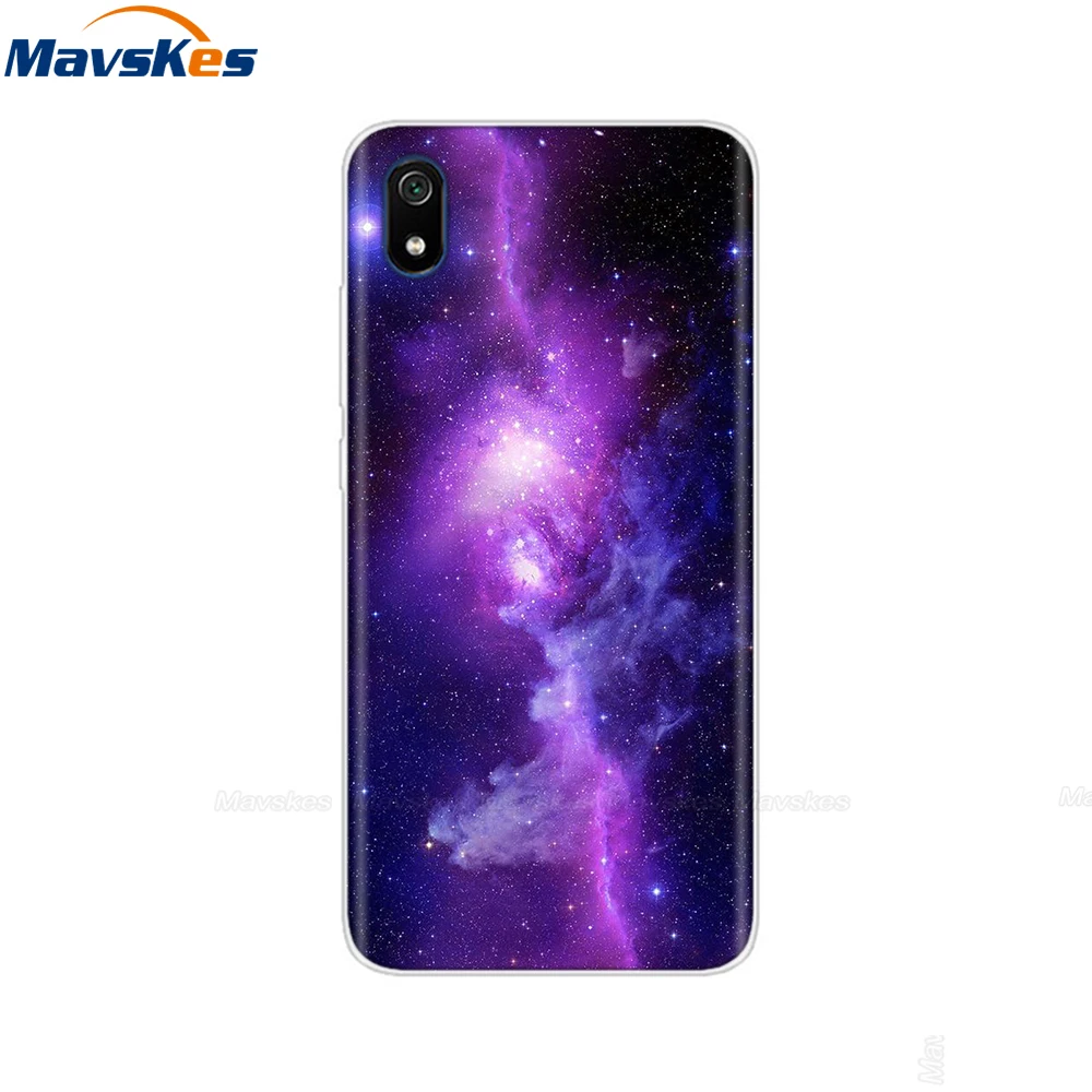 for Redmi 7A Case Painted Soft Silicone Phone Case for Xiaomi Redmi 7A Bumper Back Cover TPU Funda Shells for Redmi7A 7 A Coque