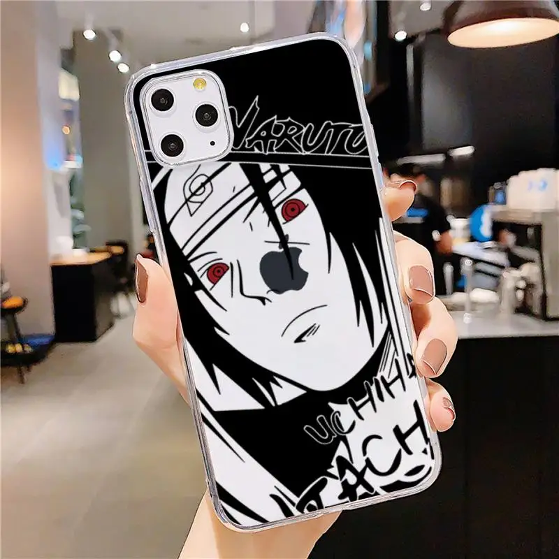 

Naruto uzumaki Itachi Uchiha Phone Case Transparent soft For iphone 5 5s 5c se 6 6s 7 8 11 12 plus mini x xs xr pro max