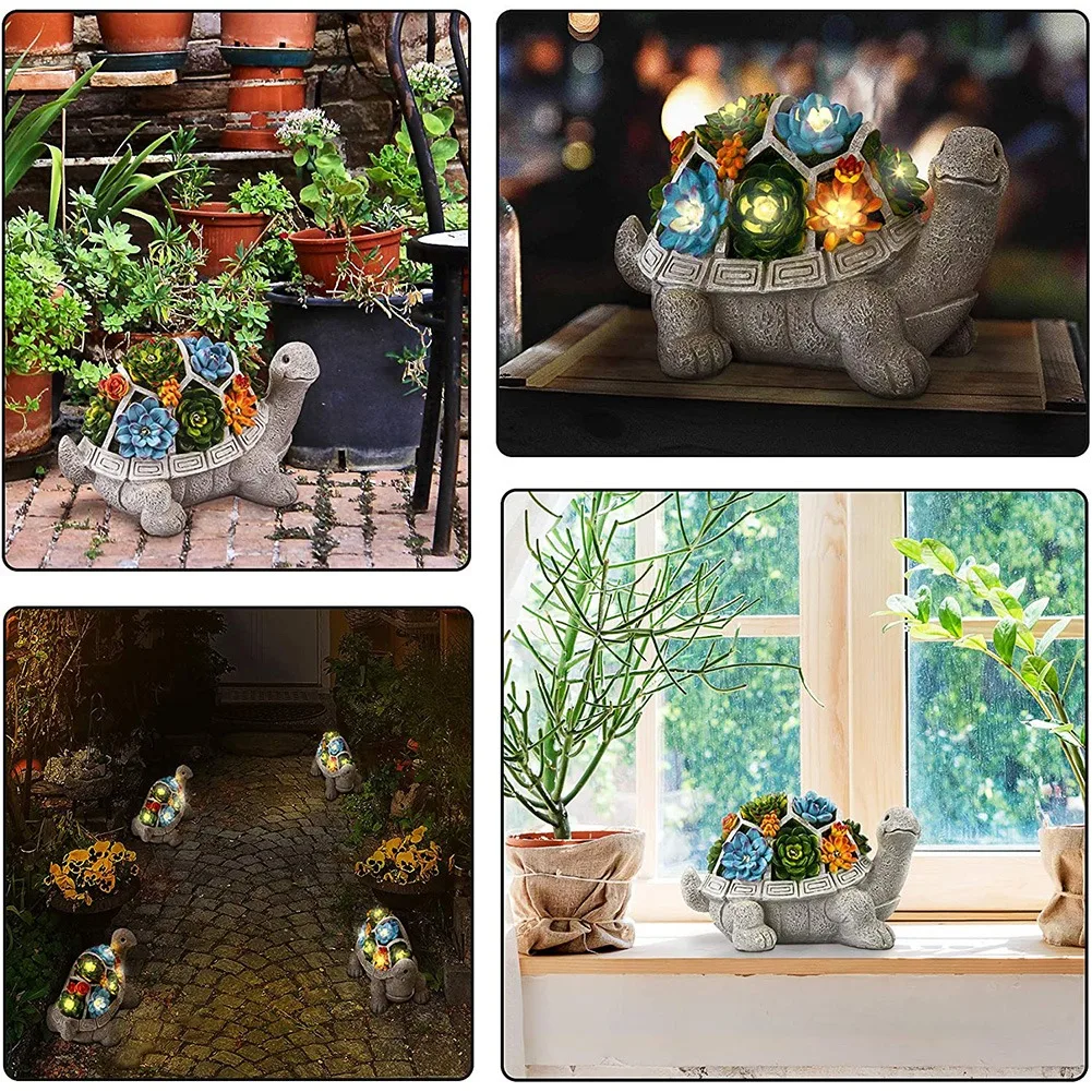 

Outdoor Sculpture Led Solar Statue Garden Decoration Outdoor Art Decoration Ornaments 2021 Birthday Gifts Home Decoration