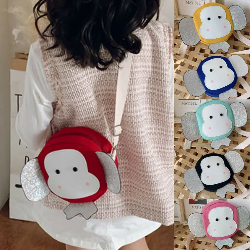 

Новая модная сумка на плечо для девочек, сумка-мессенджер через плечо, мини-портмоне с рисунком для маленьких детей