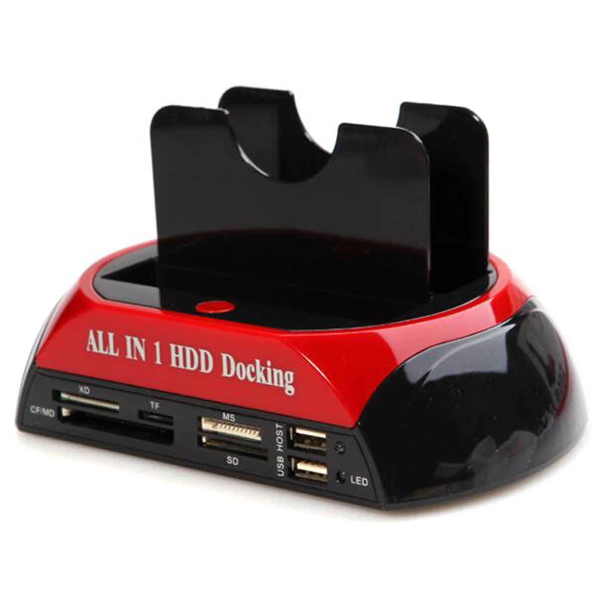Двойной жесткий диск USB 2 0 HDD док-станция кардридер IDE Hub с адаптером переменного