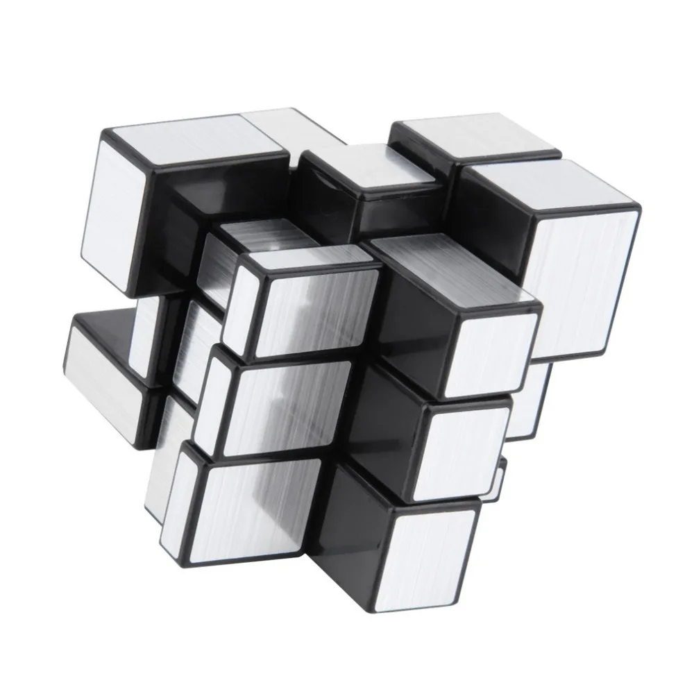 

Magic Cube 3x3x3 Compact and portable Mirror Blocks Silver Shiny Puzzle Brain Teaser IQ Kid Funny New Hot toys Great Gifts