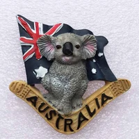 qiqipp australia travel commemorative stereo refrigerator stickers travel collection home decoration australia