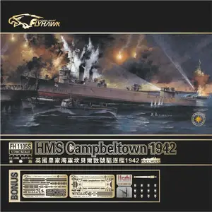Flyhawk FH1105S 1700 HMS Разрушитель Campbeltown 1942 (Deluxe Edition) -набор моделей
