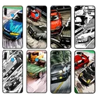 Черный чехол из ТПУ для Huawei Honor 20 Lite, 10, 10i, 20S, 30S, 30, чехол для Honor 7A 5,45, 7s, 7C 5,7, чехол с мультяшным инициалом D, jdm, дрифт