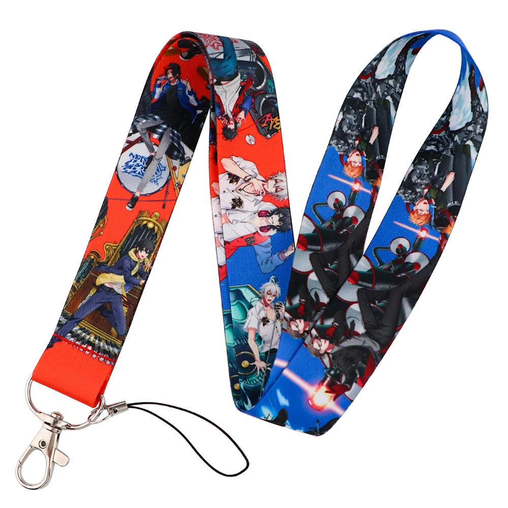 

HJ603 Japanese Anime Icons Lanyard Keychain Demon Slayer Kimetsu No Yaiba Blade of Ghost Vintage Key Rings Accessories