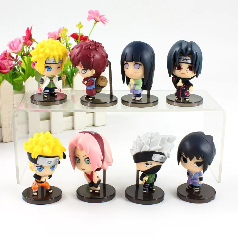 

Декоративная кукла, 6,5 см, 8 шт./компл., игрушечные фигурки из мультфильма ПВХ