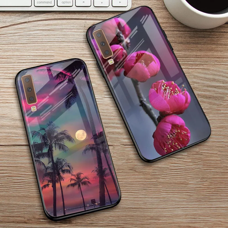 Глянцевый чехол для Samsung A50 A51 A71 Galaxy A10S A20S A30S A50S A20 A30 A70 A10 защитные чехлы | Мобильные