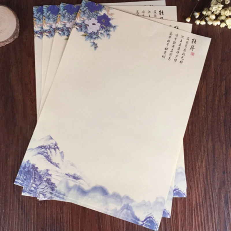 

8 sheets/set of creative Chinese style B5 letter paper exquisite letterhead writing and printing stationery
