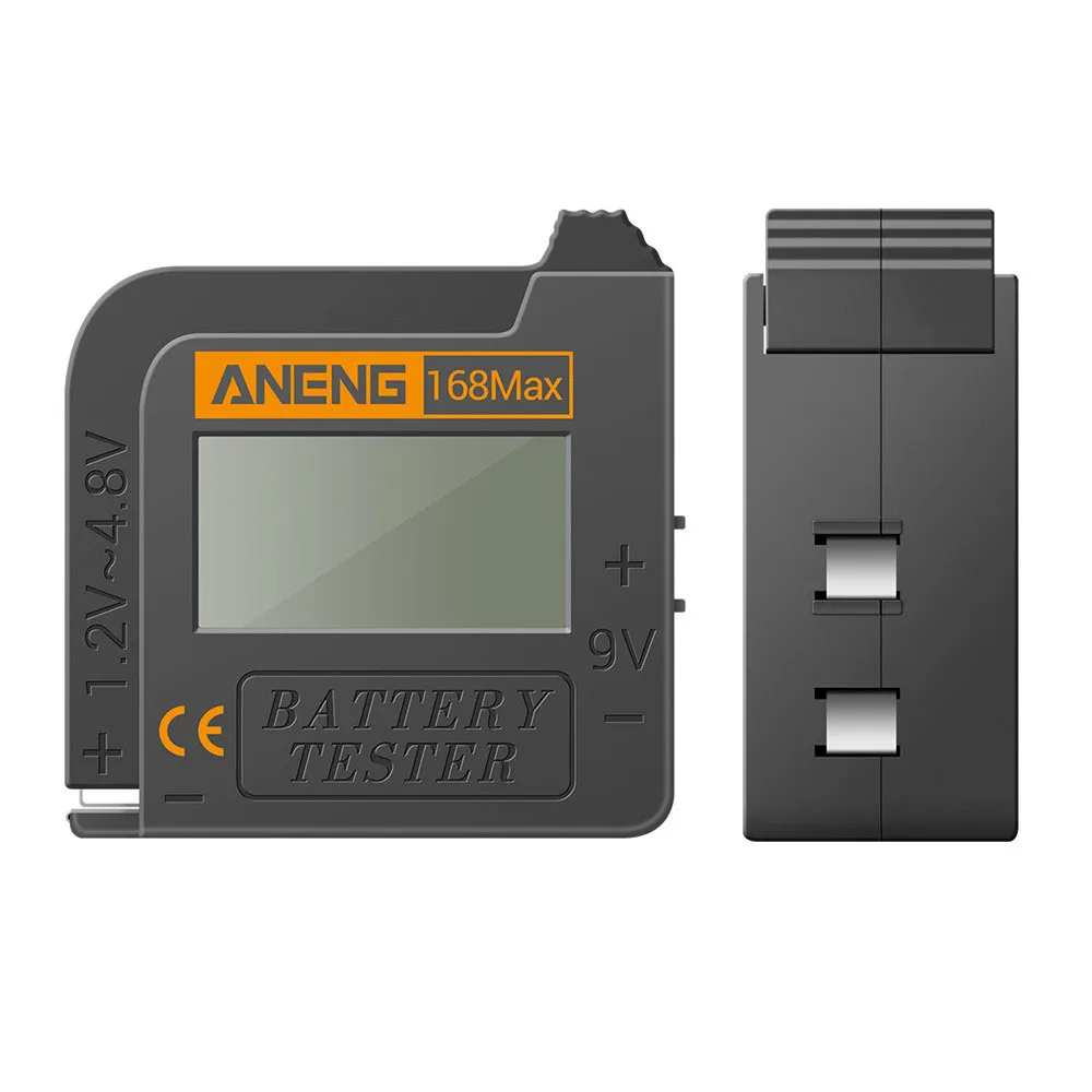 

168MAX Battery Tester Digital Display Tester Battery Voltage Checker Battery Capacity Testing Tool Universal Tester