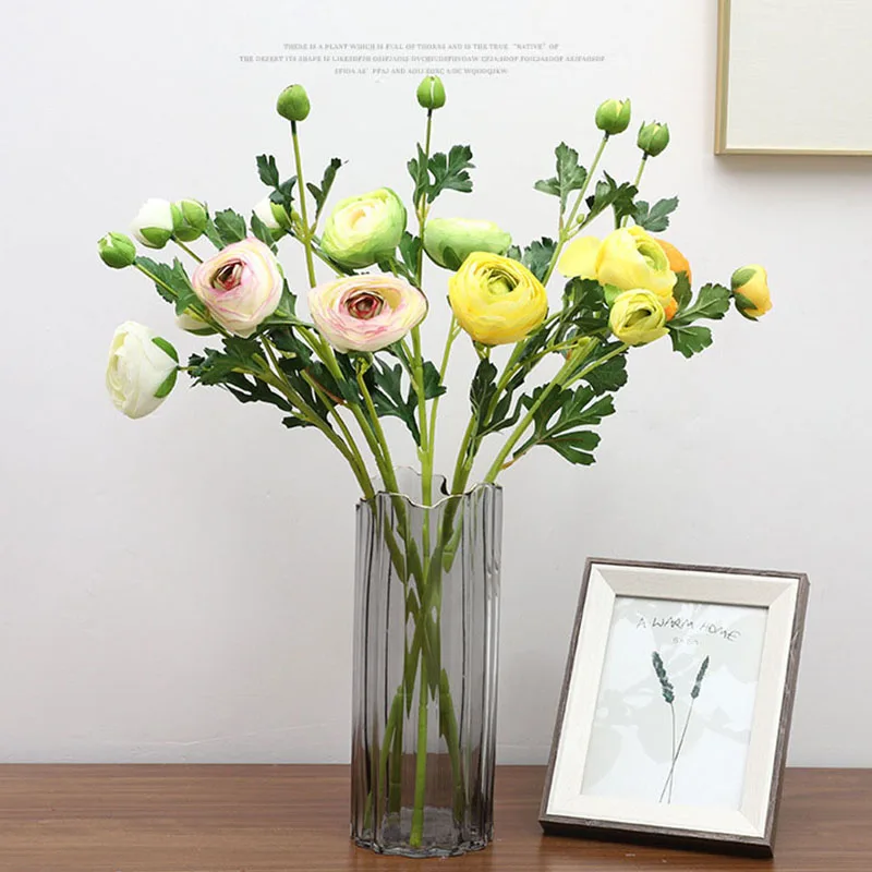 

Artificial Flower Tea Rose Valentine's Day Table Art Centerpieces Living Room Decoration Accessories Wedding Bouquet Home Decor