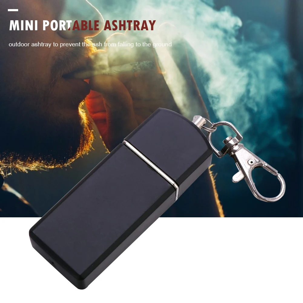 Мини пепельница для хранения сигарет упаковка легко установка с крышкой брелок