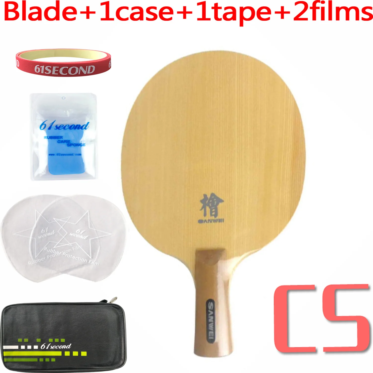 CS with F 1 case Sanwei H10 HINOKI лезвие для настольного тенниса пинг-понга - Цвет: CS with F 1 case
