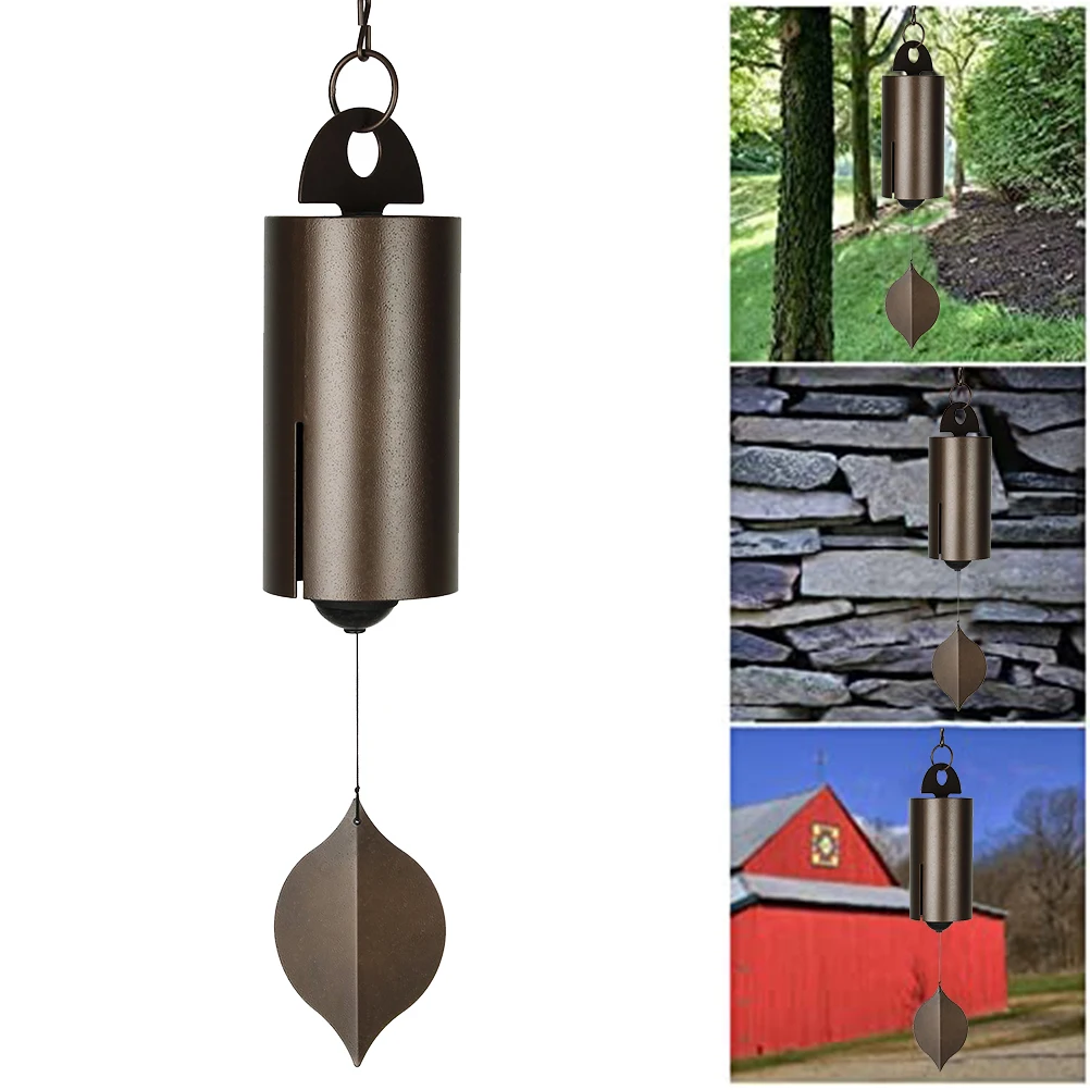 

Vintage Heroic Windbell Metal Wind Chimes Deep Resonance Serenity Bell for Outdoor Home Garden Courtyard Decoration