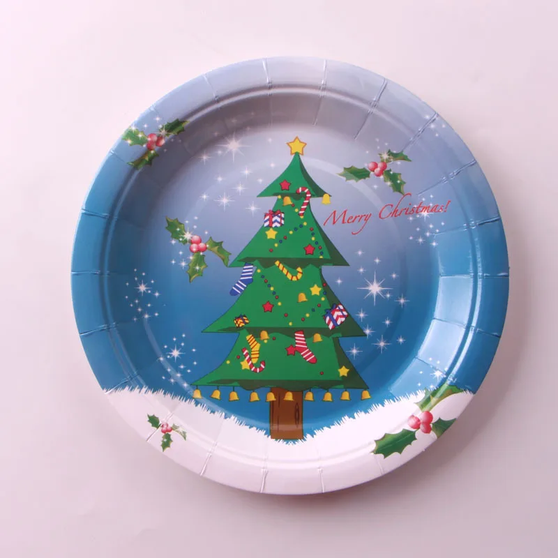 10 шт. Тыква тарелка для ужина фрукты еда столовая посуда одноразовый круглый