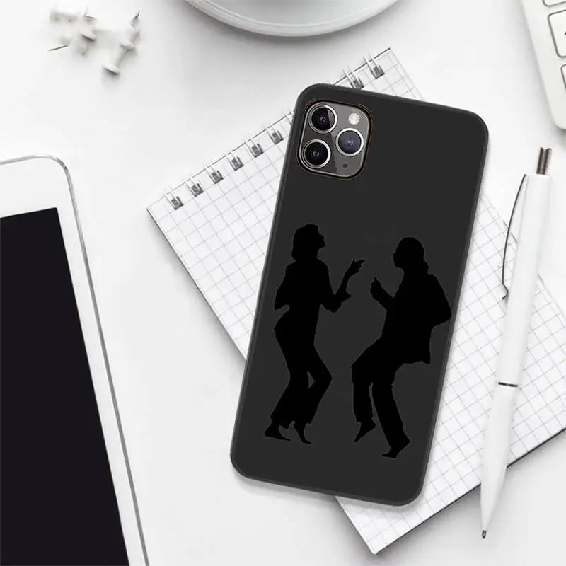 

Greatest movie ever made Pulp Fiction Phone Case Candy Color for iPhone 6 7 8 11 12 s mini pro X XS XR MAX Plus