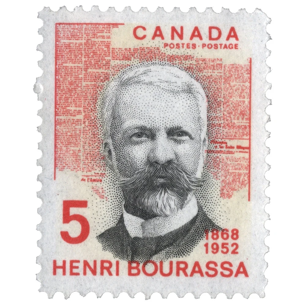 Марка Канады Henri Bourassa 1868-1952. Негашеная 10шт | Дом и сад