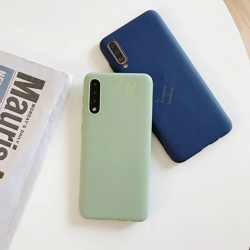 Конфеты Макаруны Цвет чехол для samsung GalaxyA5 A50 A70 J4 J6 плюс J8 A6 A7 A8 S8 S9 S10 плюс Note9 M20 Мягкая обложка