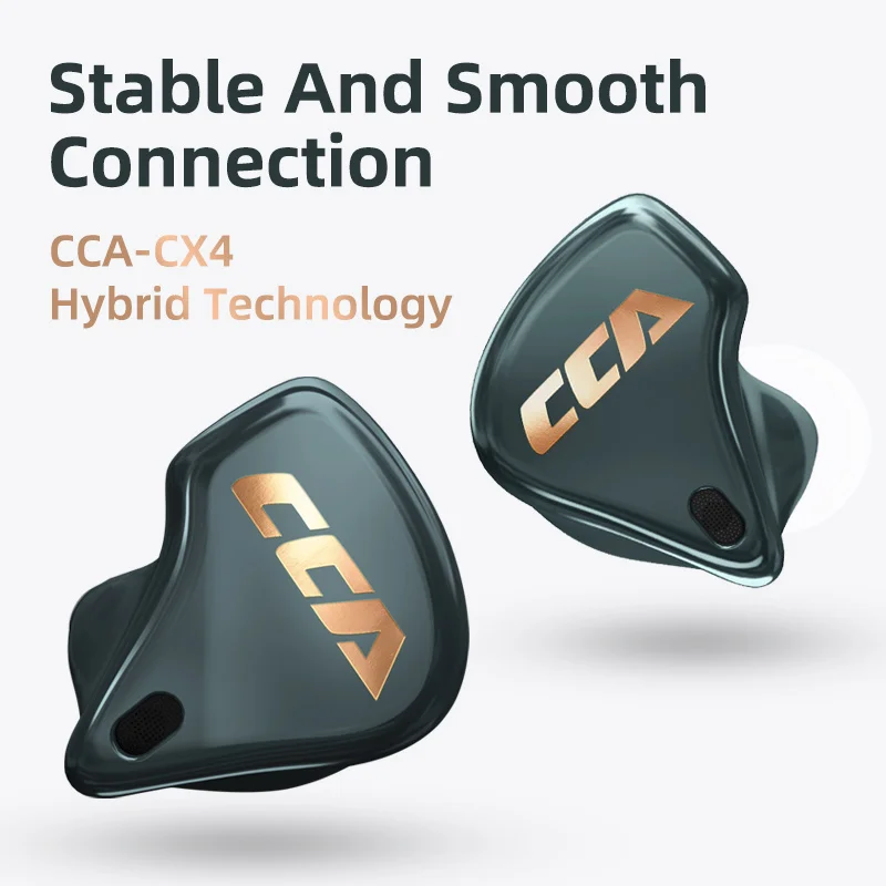 Внутриканальные наушники CCA CX4 Hybrid 1DD + 1BA TWS Bluetooth спортивные для бега музыки